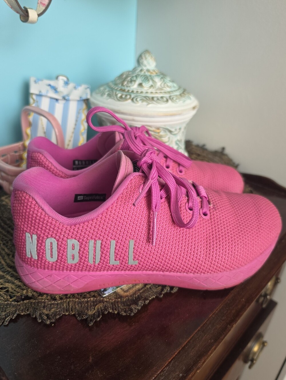NOBULL Pink Trainer Shoes